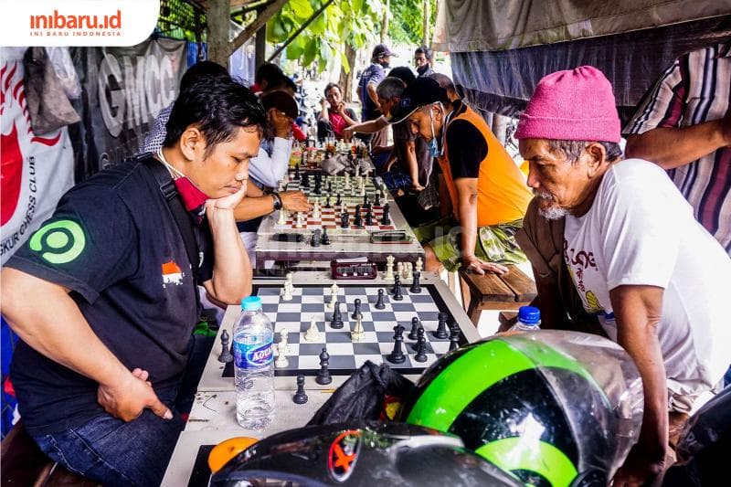 Gajah Mungkur Chess Club (GMCC) di Jalan Kelud Raya, Kota Semarang. (Inibaru.id/ Audrian F)<br>