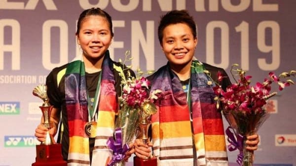 Greysia Polii dan Apriyani Rahayu memenangi India Open 2019. (Badmintonindonesia)
