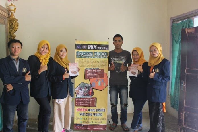 Tim Program Kreativitas Mahasiswa (PKM) Teknologi dari Universitas Brawijaya Malang yang menciptakan Morico. (Youngster.id)