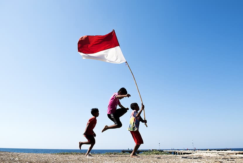 Hari Kemerdekaan Indonesia selalu disambut meriah. (republika.co.id)
